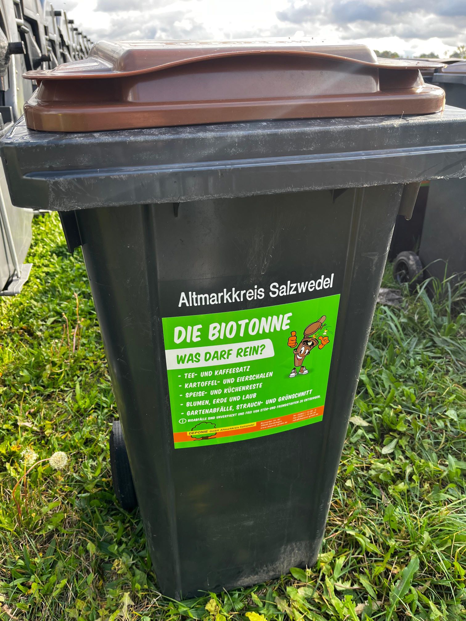 Herbstzeit ist Gartenzeit - Die Biotonne im Herbst