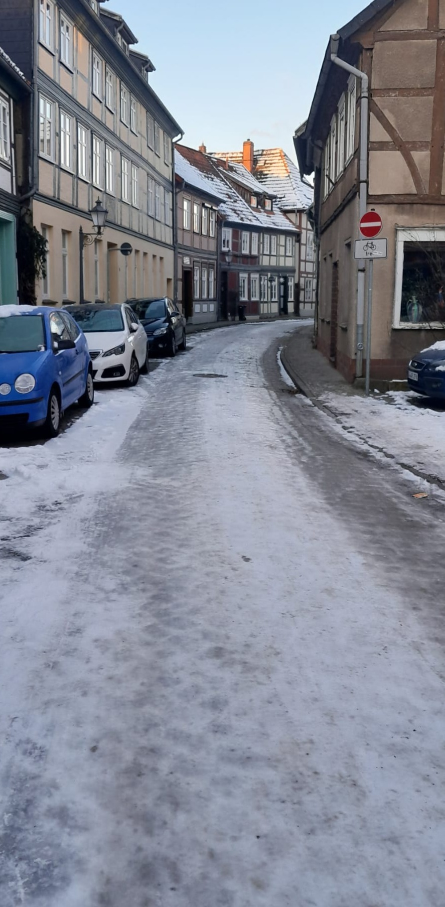 Vereiste Straßen - Nachfahrtouren