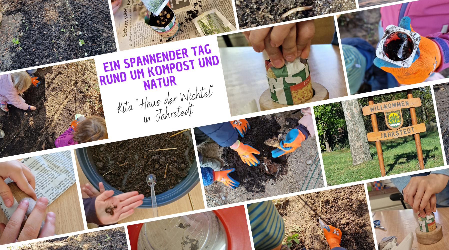 Ein spannender Tag rund um Kompost und Natur in der Kita „Haus der Wichtel“